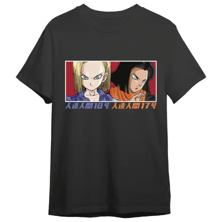 Dragon Ball Z C18 & C17 Eyes adult t-shirt  product photo