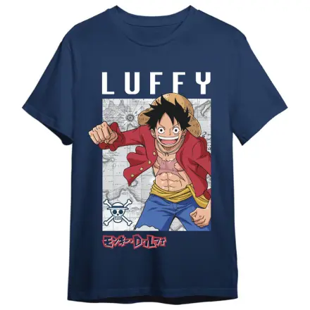 One Piece Monkey D. Luffy Map adult t-shirt  product photo