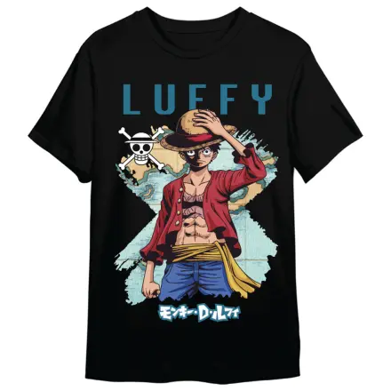 One Piece Monkey D. Luffy Map adult t-shirt  product photo