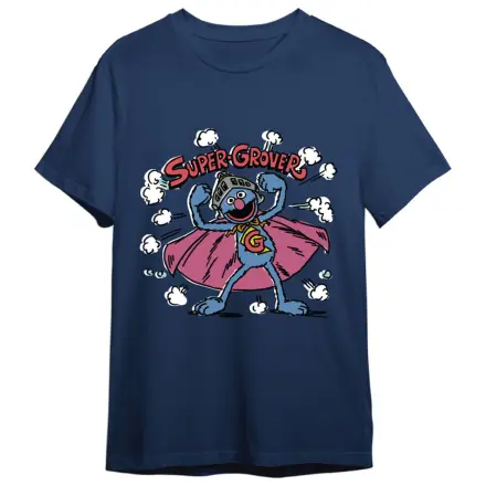 Sesame Street Super Grover adult t-shirt  product photo