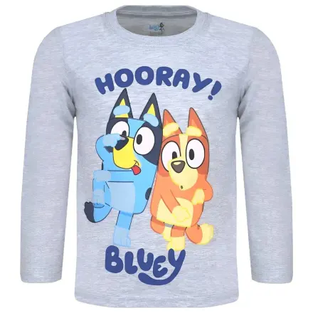 Bluey Hooray! Grey long-sleeved T-shirt / top  product photo