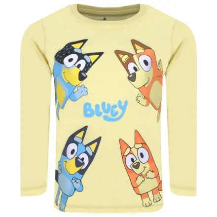 Bluey Let's Do Yellow Kids Long-Sleeve T-Shirt, Top  product photo