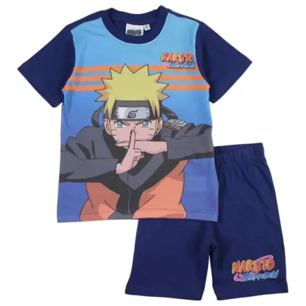 Naruto Shadow Clone Blue Kids Short Pajamas  product photo