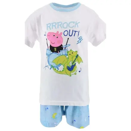 Peppa Pig Rock Out White Children's Short Pajamas  product photo