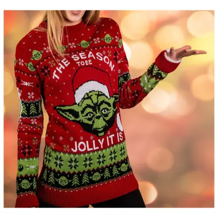 Star Wars Christmas Sweater Yoda  product photo
