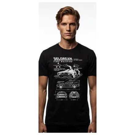 BACK TO THE FUTURE DeLorean Time Machine T-Shirt product photo