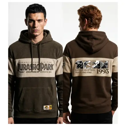 Jurassic Park Survive and Attack Track Hooded Sweatshirt product photo