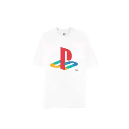 PlayStation T-Shirt Logo White Loose Fit product photo