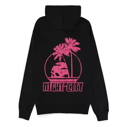 Cyberpunk 2077 Zipper Hoodie Night City product photo