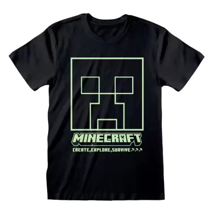 Minecraft T-Shirt Glow in the Dark termékfotója
