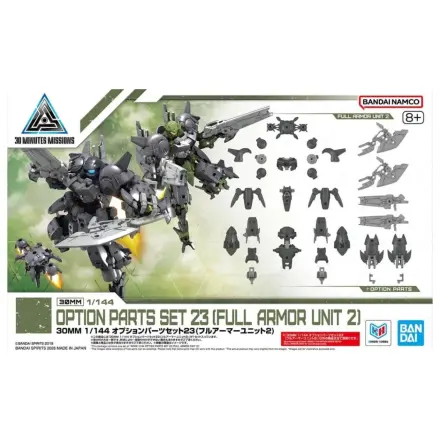 30MM 1/144 Option Parts Set 23 (Full Armor Unit 2) Model Kit product photo