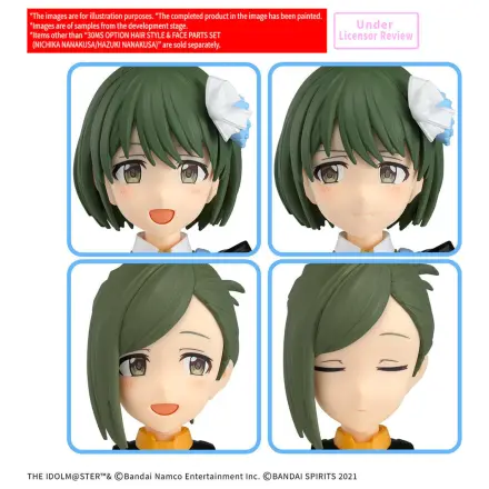 30MS Option Hair Style & Face Parts Set Nichika Hazuki Nanakusa Accessory 30 Minutes Sisters product photo