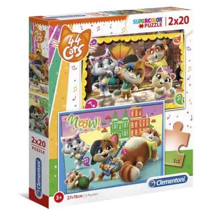 44 Cats puzzle 2x20pcs product photo