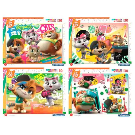Cats 44 puzzle 4x30pcs product photo