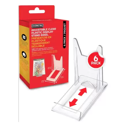 Adjustable Easel Stand 6-Pack Compatible with Video Game Cases product photo