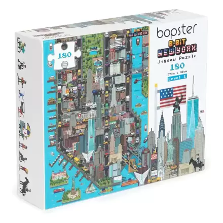 8-Bit Pixel Puzzle New York Level 1 180 Pieces termékfotója