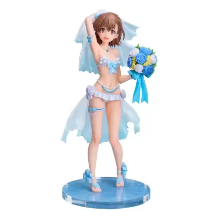 A Certain Scientific Railgun T PVC Statue 1/7 Mikoto Misaka Wedding Swimsuit Ver. 25 cm product photo