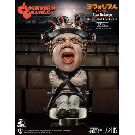 A Clockwork Orange Defo-Real Series Statue Alex DeLarge 2 Ludovico Tech Ver. 15 cm product photo