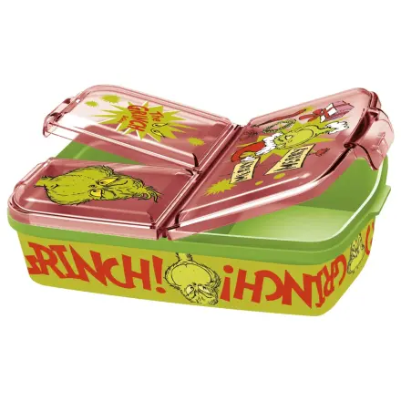 The Grinch Christmas Mischief Multi-Compartment Lunch Box, Sandwich Box product photo