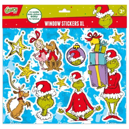 The Grinch Dr Seuss Window Sticker Set XL product photo