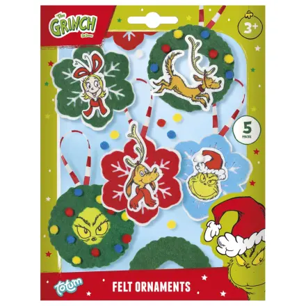 The Grinch Dr. Seuss Christmas Tree Ornaments 5-Piece Set product photo