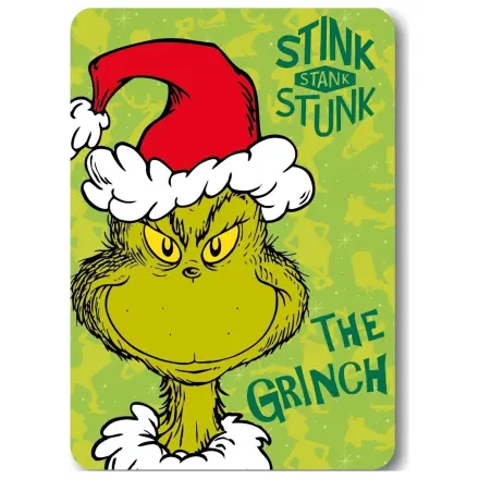 The Grinch Stink Christmas fleece blanket product photo