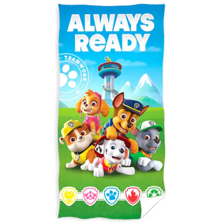 Paw Patrol Always Ready microfibre beach towel product photo