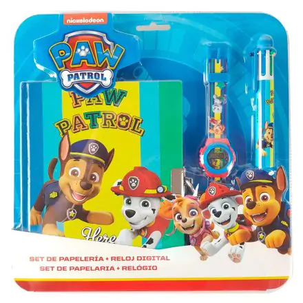 Paw Patrol digital watch + diary + 6 multi colour pen set product photo