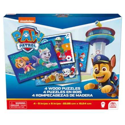 Paw Patrol progresive wooden puzzle 12-16-20-24pcs product photo