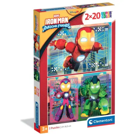 Iron Man and His Hero Squad 2x20 Piece Puzzle product photo