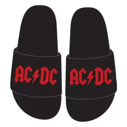 AC/DC Slippers Logo Size M termékfotója