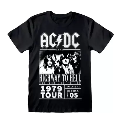 AC/DC T-Shirt Highway To Hell 1979 Tour Black termékfotója