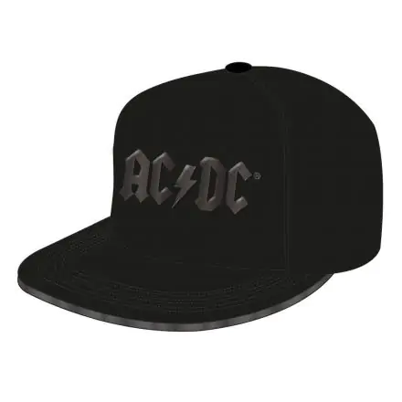 ACDC Snapback Cap Shiny Black Logo product photo