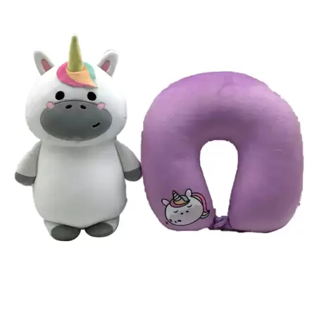 Adoracorns Unicorn Swapseazzz travel pillow + plush toy product photo
