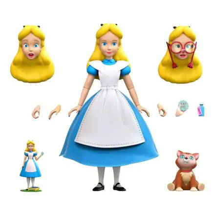 Alice in Wonderland Disney Ultimates Action Figure Alice 18 cm termékfotója