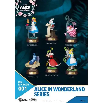 Alice in Wonderland Mini Diorama Stage Statues 6-pack 10 cm product photo