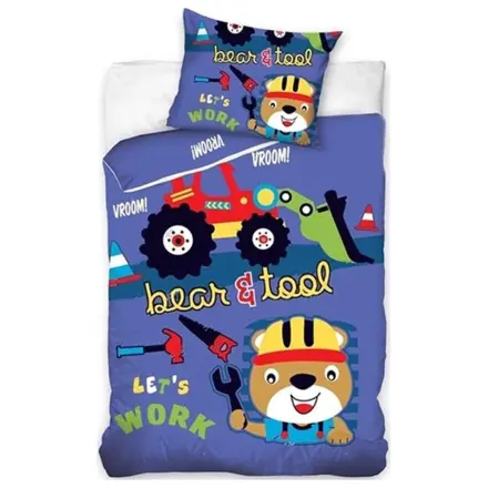 Animal Bear & Tool Duvet Cover product photo