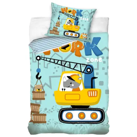 Animal Rhinoceros Work Duvet Cover product photo