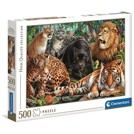 Animal Wild Cats 500-piece puzzle product photo
