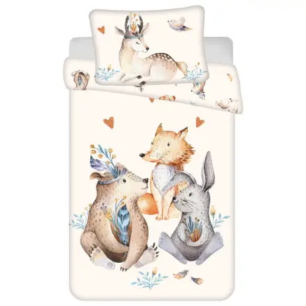 Woodland Animal Children's and Preschool Duvet Cover Set product photo