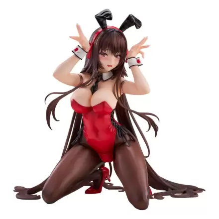 Amakano 2+ PVC Statue 1/4 Yuuhi Kurohime Bunny Suit Ver. 32 cm product photo