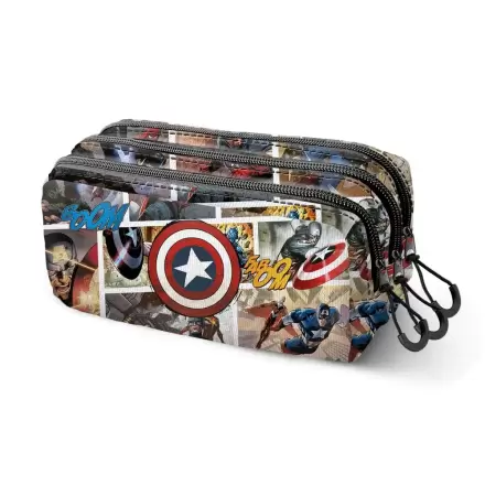 Marvel Captain America Comic triple pencil case termékfotója