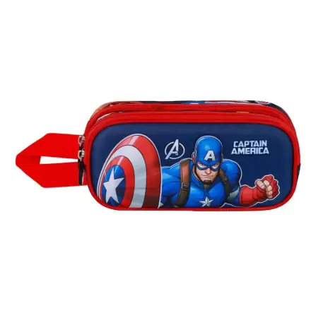 Marvel Captain America Patriot 3D double pencil case product photo