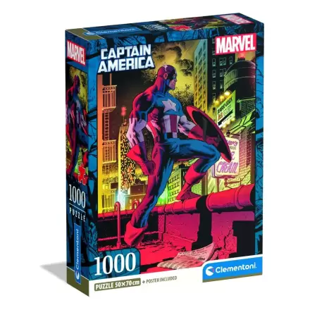 Marvel Captain America puzzle 1000pcs termékfotója