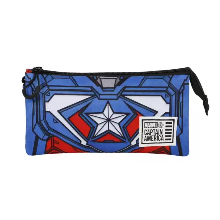 Marvel Captain America Tekk Costume triple pencil case product photo