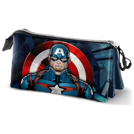 Marvel Captain America triple pencil case product photo
