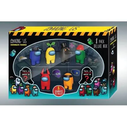 Among Us Mini Figures 8-pack Crewmates Deluxe Box 4 - 5 cm product photo