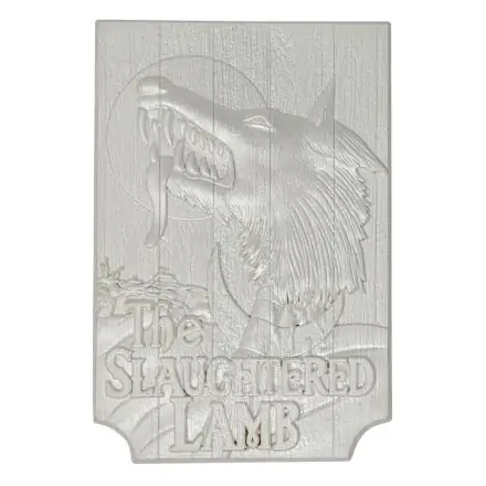 An American Werewolf in London Replica Slaughtered Lamb Pub Sign (silver plated) product photo