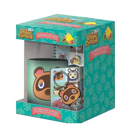 Animal Crossing Set Mug + Notebook + Keyring and coaster termékfotója