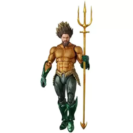 Aquaman Movie MAF EX Action Figure Aquaman Gold & Green Suit 16 cm termékfotója